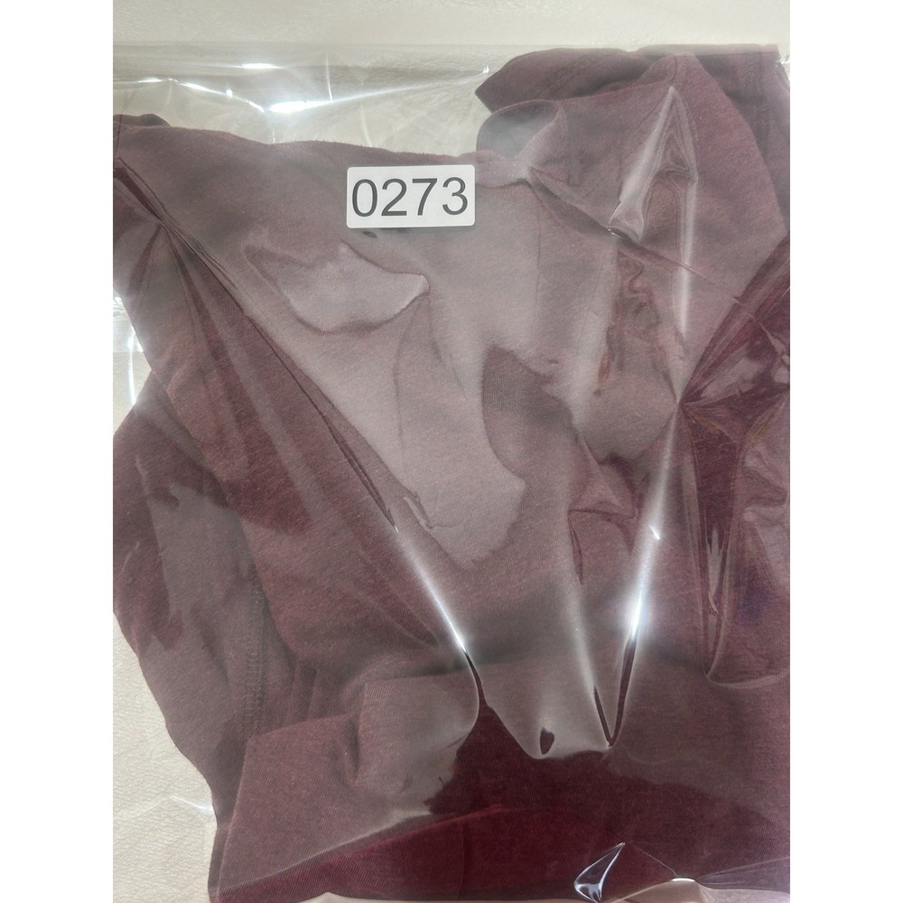PrAna Men's Small Hooded Long Sleeve T-Shirt Organic Cotton Blend‎ Purple Maroon - Picture 6 of 6